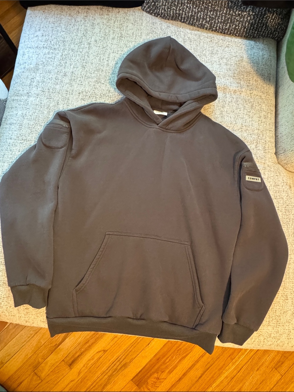 Comfrt Travel Essential Hoodie Steel Grey XL